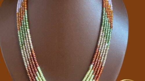 Multicolor CZ Stone Necklace
