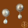 Pearl drop earrings