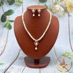 Pearl Necklace (Gold Plated Pendent)