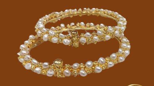 Pearl Bangles 8  | Laxminarayan Pearls