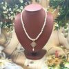 pink pearl necklace