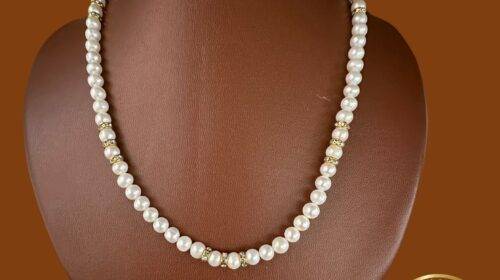 Pearl & Stone Necklace