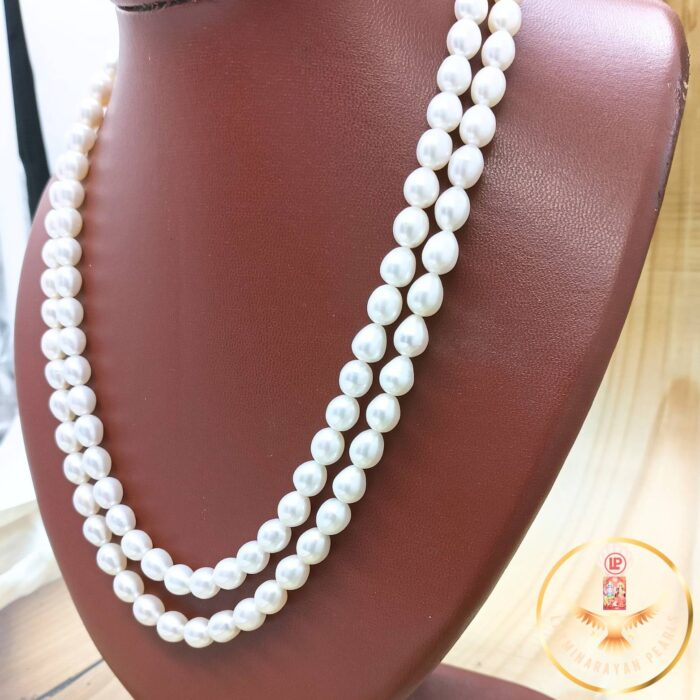 pearl necklace double strand