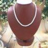 Single layer pearl necklaces