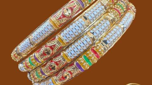 Colorful Bangles (Enamel Work)