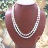 white and Pink Pearl Necklace