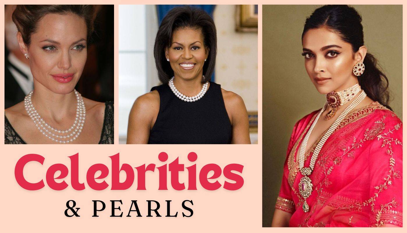 Celebrities and pearls