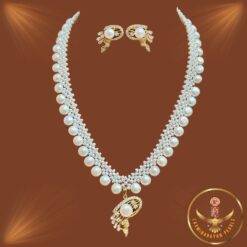 Jali original Pearl Necklace Set