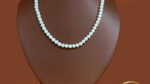 Round Pearl Necklace