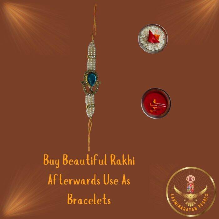 Pearl Rakhi for Brother