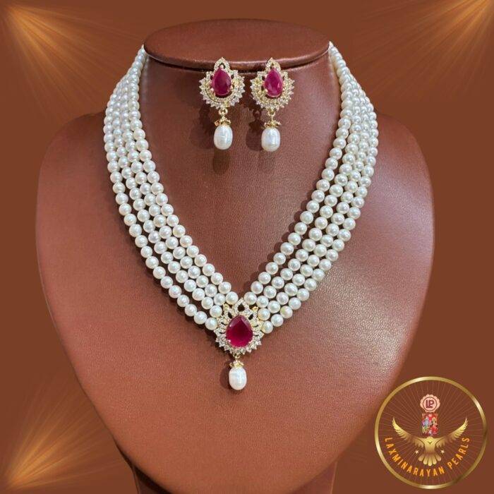 pearl jewellery set