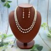 Pearl With Coral Combination Necklace