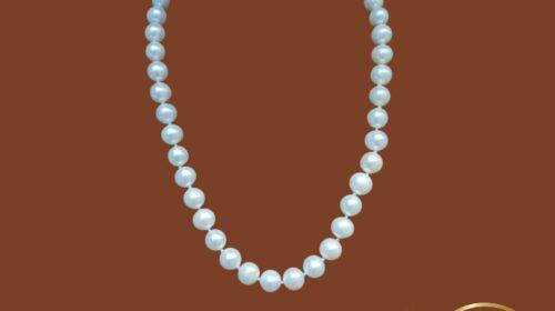 Gorgeous Round Pearl Necklace