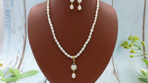Single Row Pearls Set V | Laxminarayan Pearls