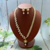 zigzag pearl necklace