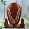 Beautiful Coral And Pearl Combination Necklace