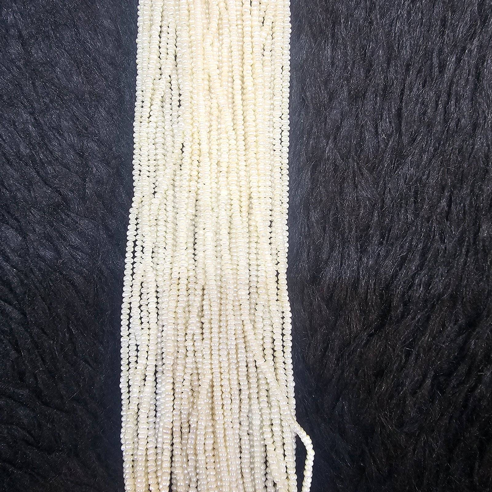 White Seed Pearl 3 To 3.5 MM