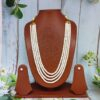 Four layer pearls necklace set