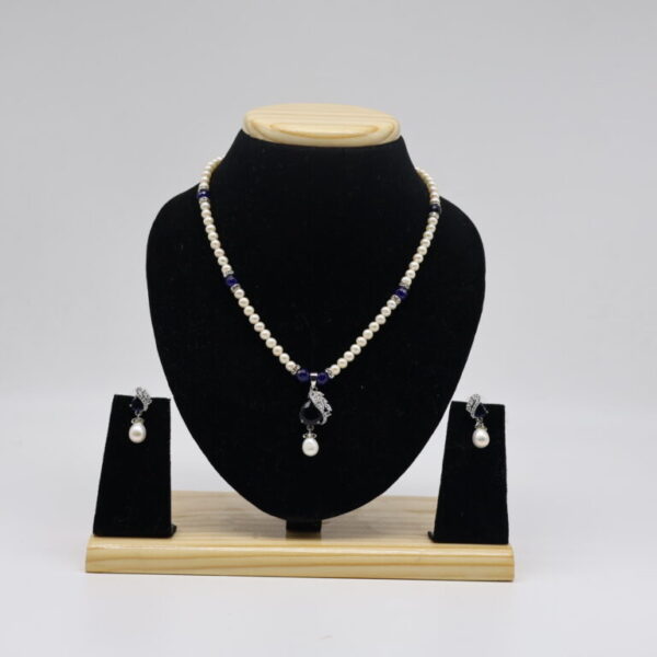 Alternative view of Single Line Pearl Necklace