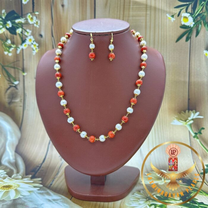 Real Pearl beaded necklace