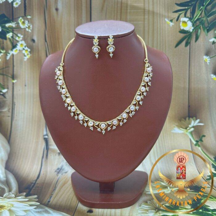 Real Pearl beaded necklace