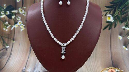 Single Layer Real Pearl Set | Laxminarayan Pearls