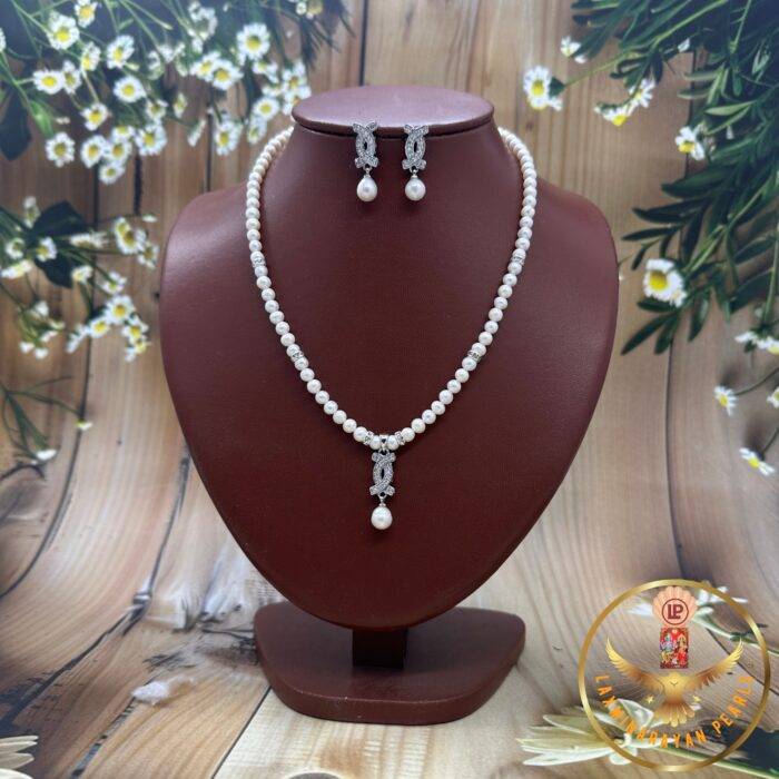 Single Layer Real Pearl Set