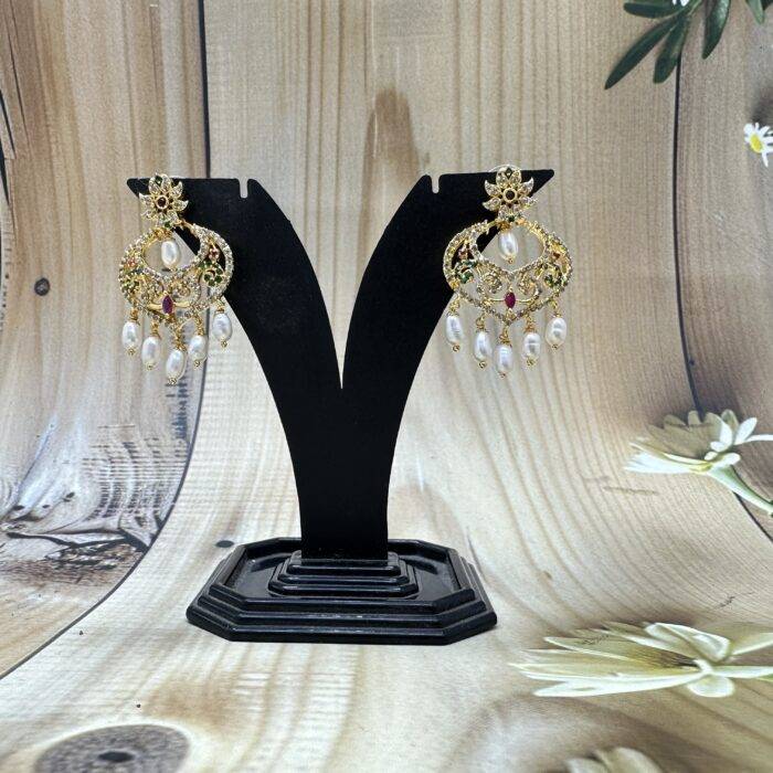 Pearls Jhumka