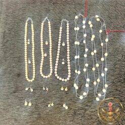 Five Sets Of Pearl Necklaces With Six Pairs of Earrings | Laxminarayan Pearls