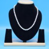 Precious single line pearl necklace