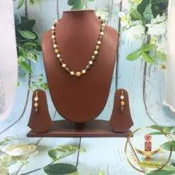Grey Pearls Necklace