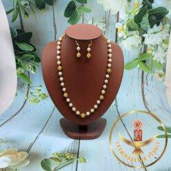CZ pearl necklace