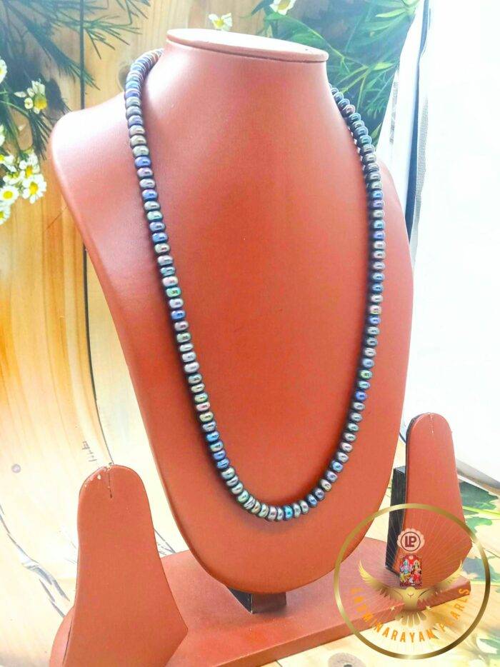 Elegant Grey pearl necklace | Laxminarayan Pearls - Image 3