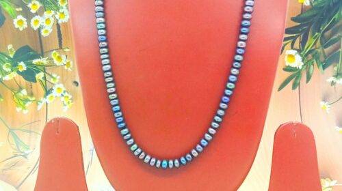 Elegant Grey pearl necklace | Laxminarayan Pearls