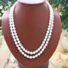 double layer pearl necklace