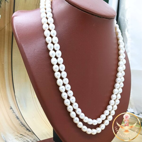 pearl necklace double strand
