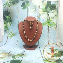 Cz Onex Pearls Necklace
