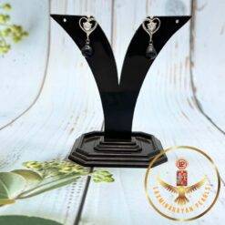 Black Pearls Jhumkas