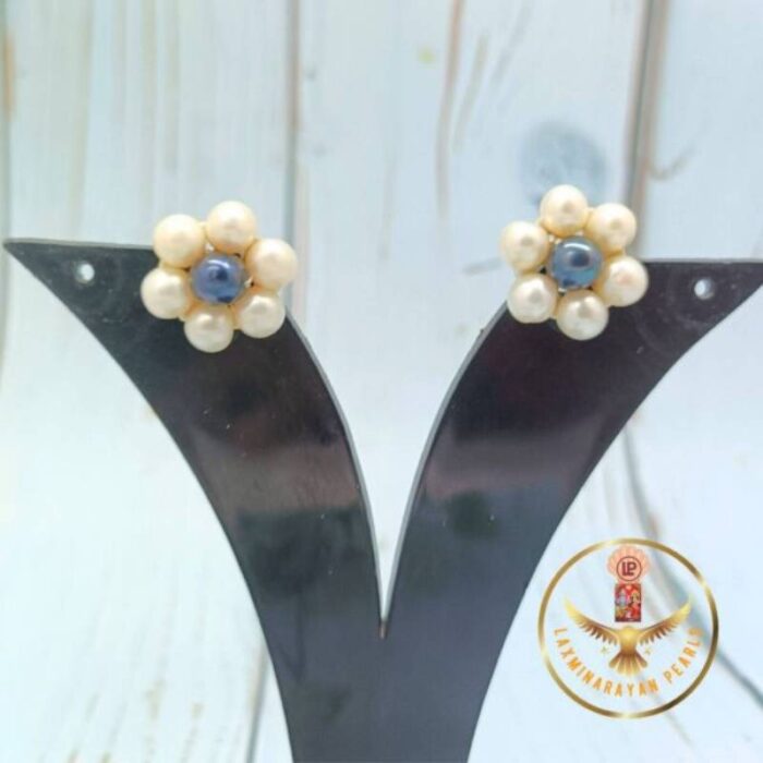 Elegant Pearls  Earrings | Laxminarayan Pearls - Image 4