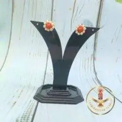 Supreme Pink Pearls Earrings | Laxminarayan Pearls