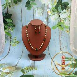 Oval Pearls Necklace set