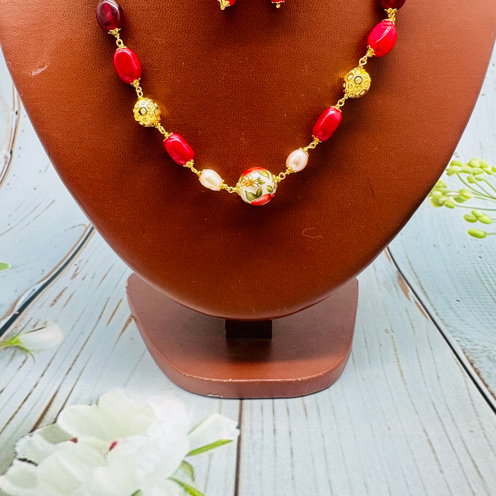 Multi Colour Taar Mala Set - Image 4