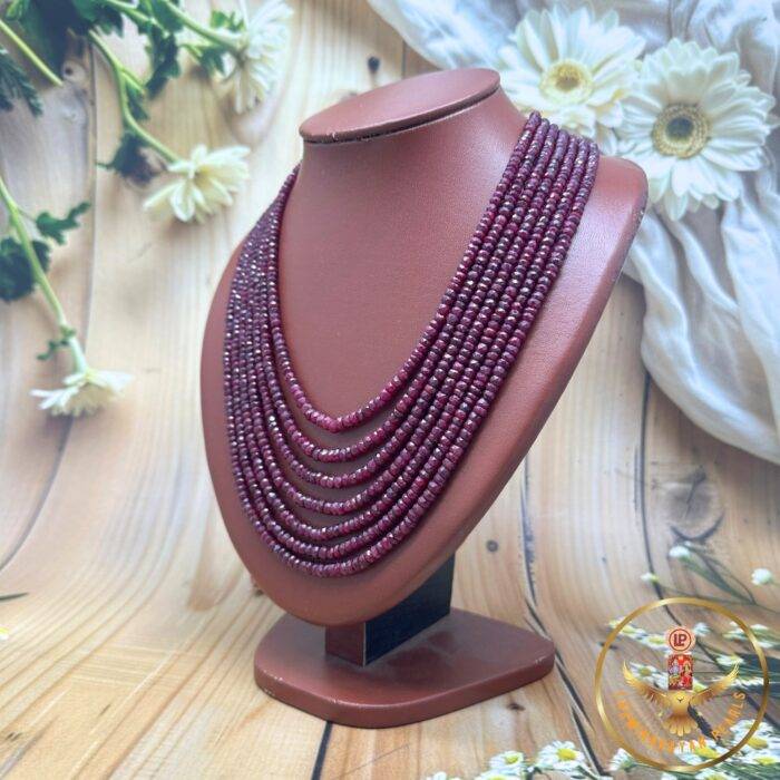 Multi Layer Ruby Necklace - Image 2
