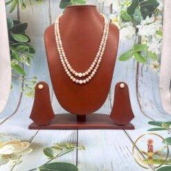 Elegant Doble Layer Pearl Necklace | Laxminarayan Pearls