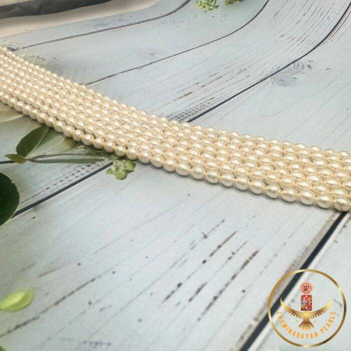 7 mm Oval Loose Pearls | Laxminarayan Pearls