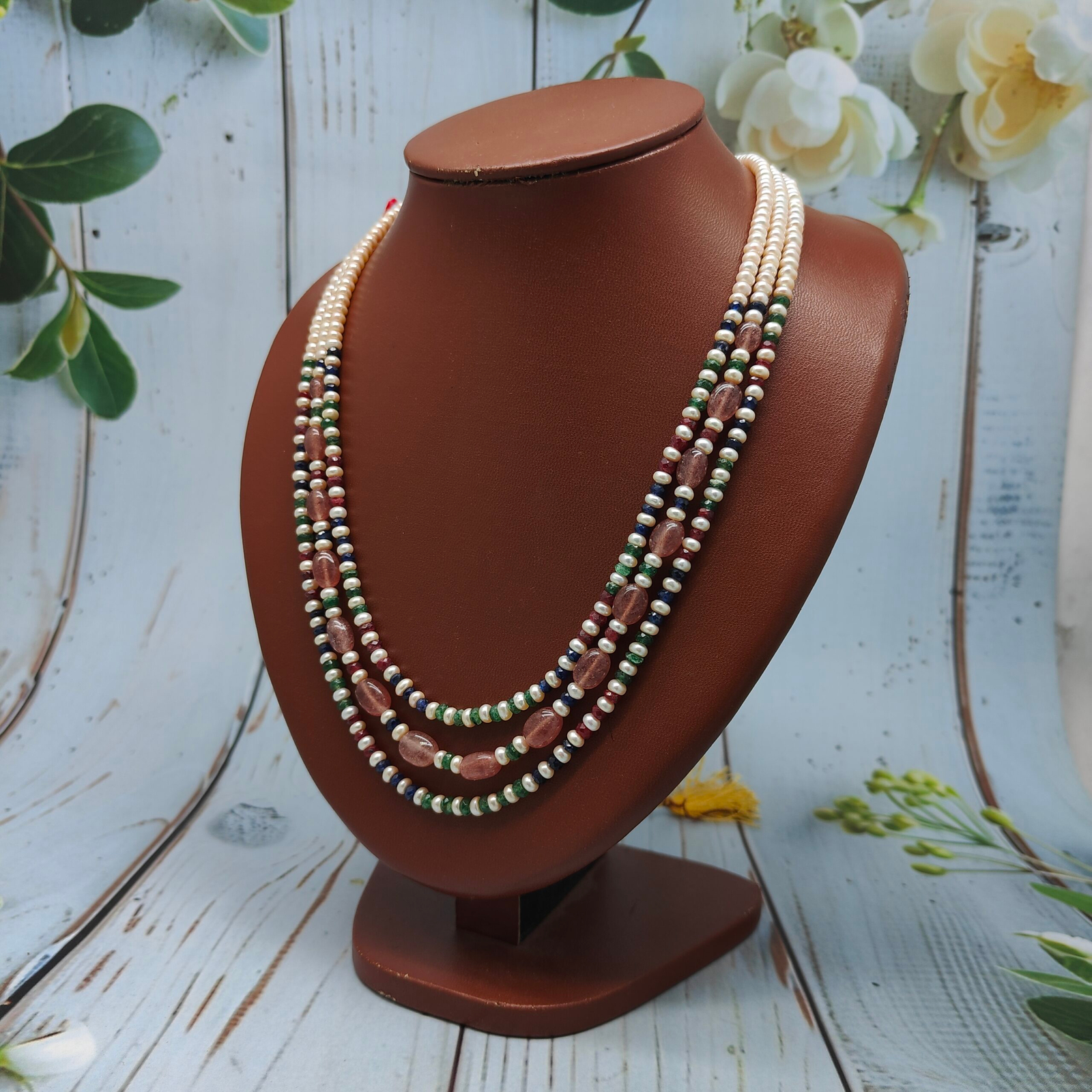 Ruby Pearl Necklace - Image 2