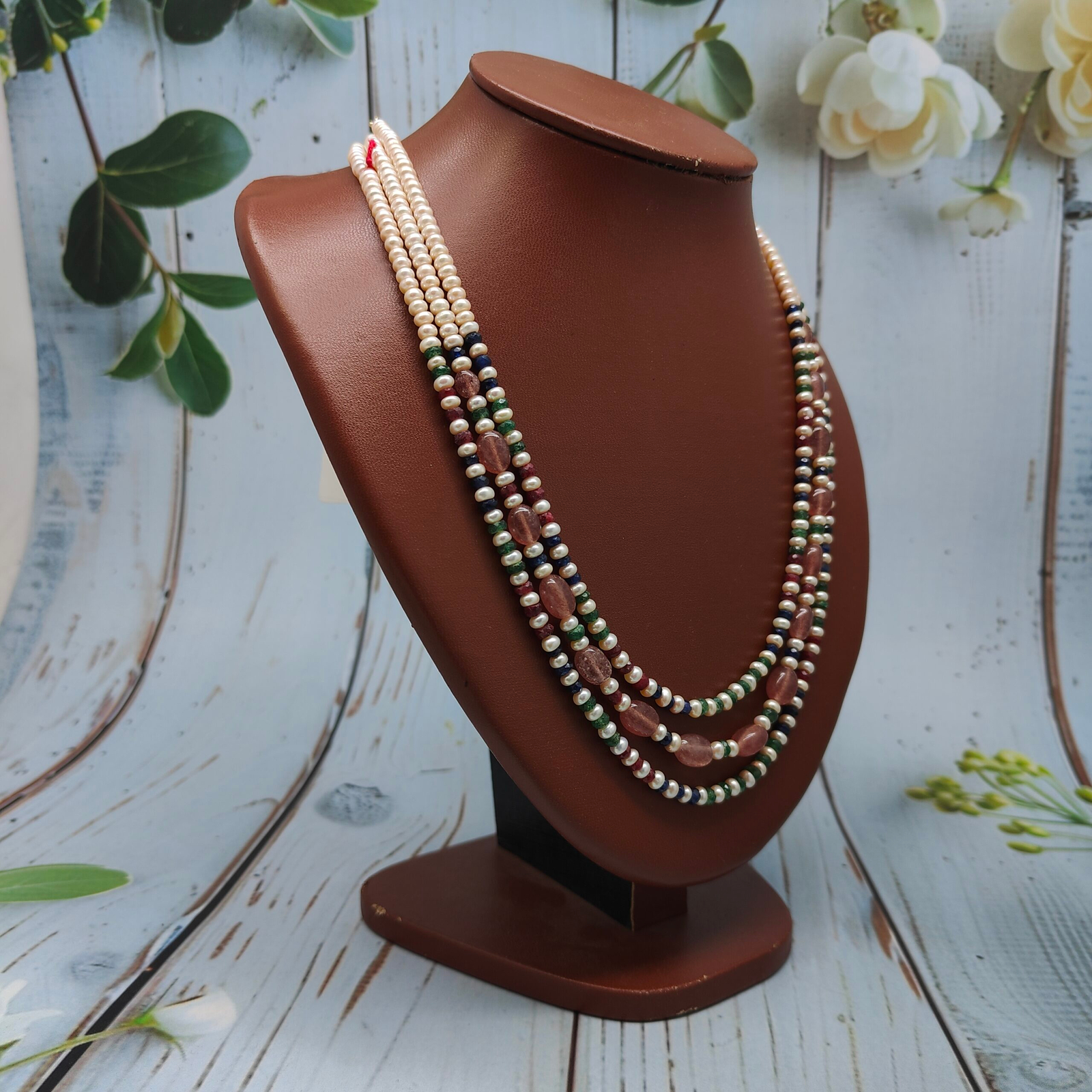 Ruby Pearl Necklace - Image 3