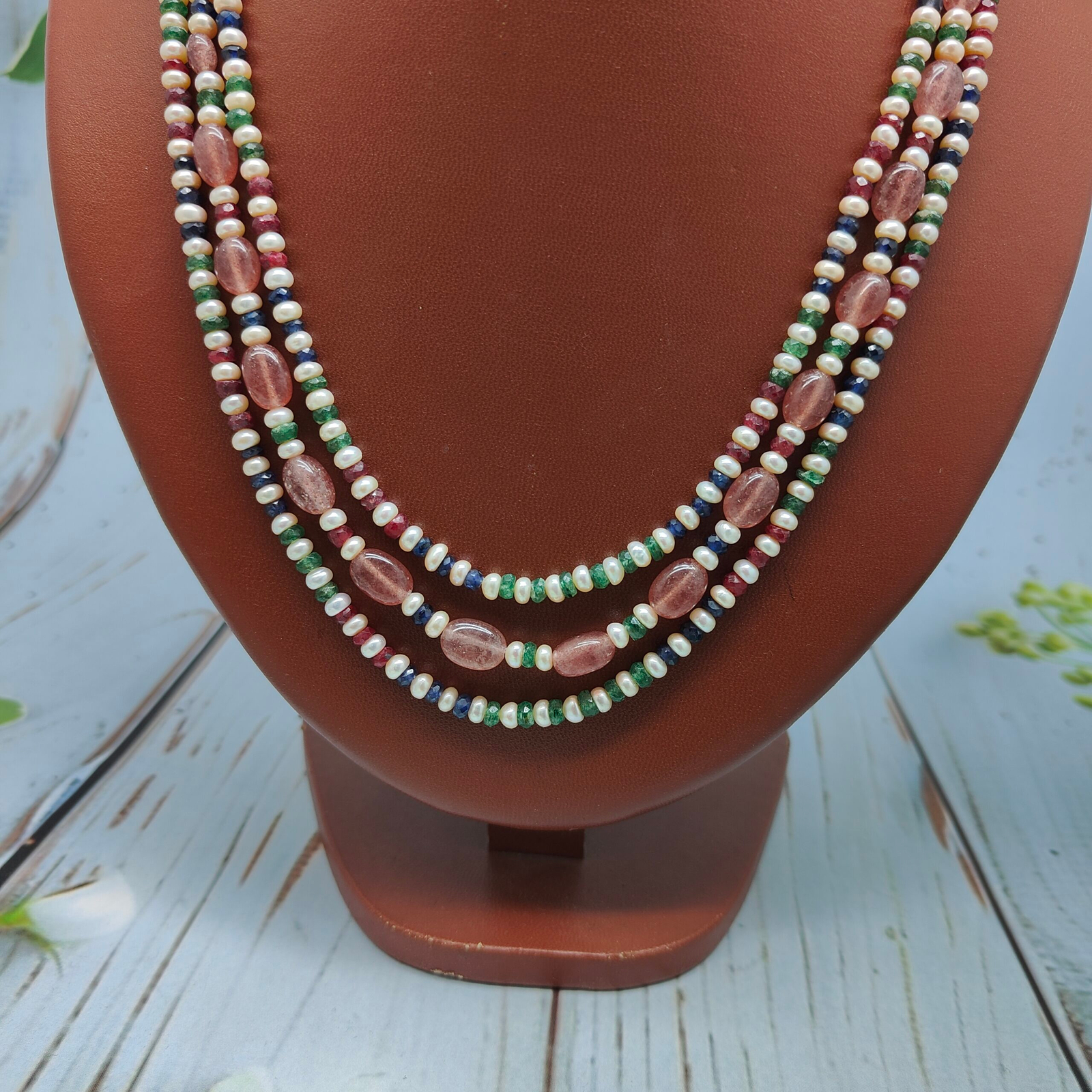 Ruby Pearl Necklace - Image 4