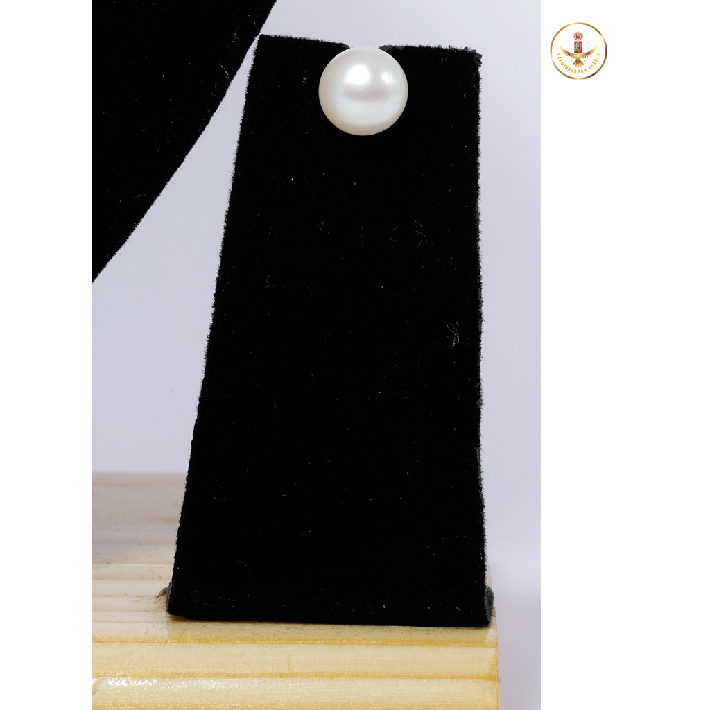 Graduation Oval pearl Plain Necklace Set - Image 2