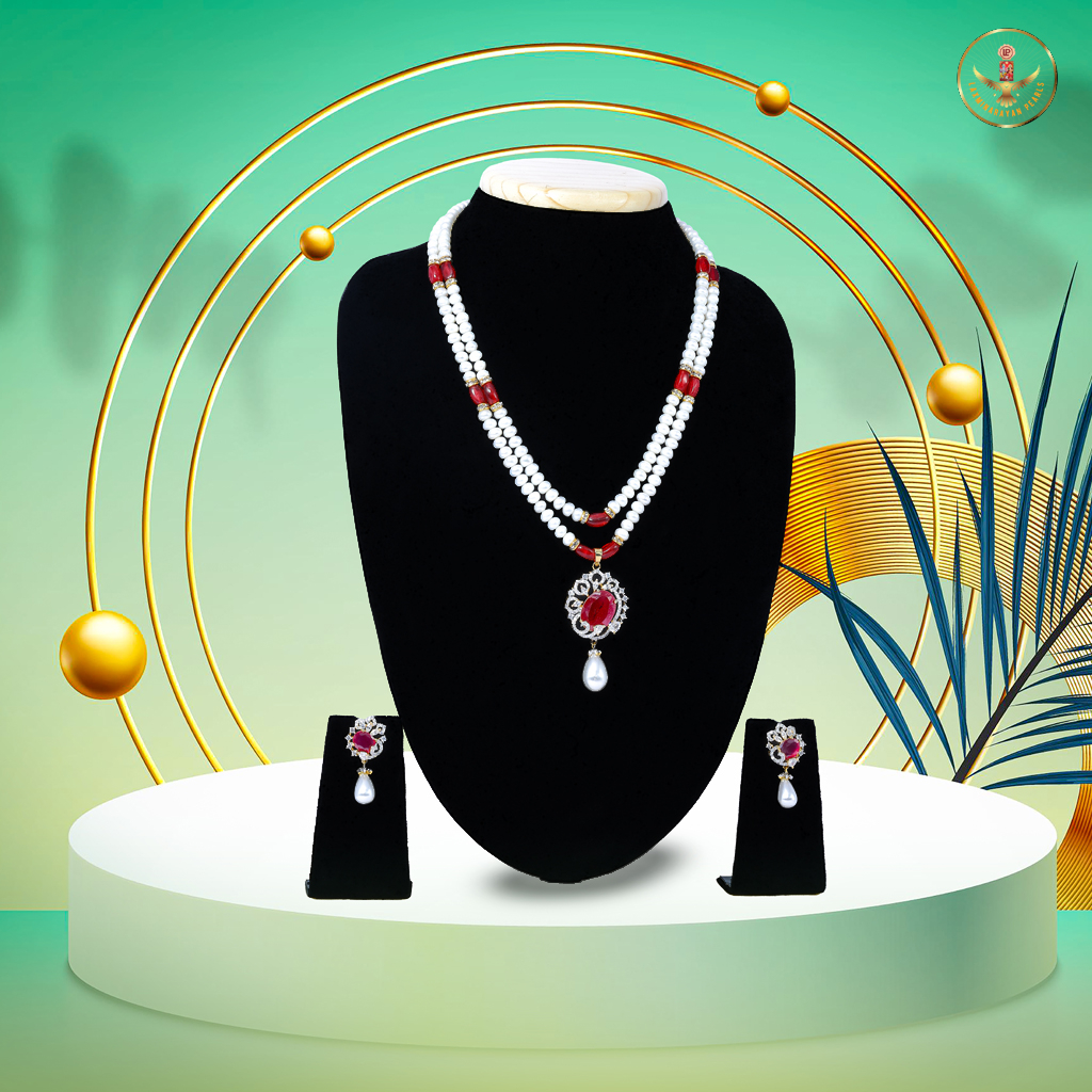 double layer necklace